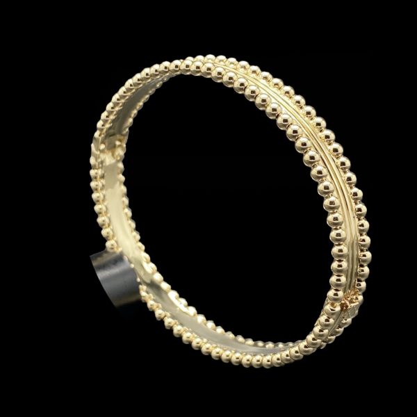 BRACELETS KUNZ COLLECTION BOULES EN OR JAUNE 18K TAILLE 16CM – Image 6
