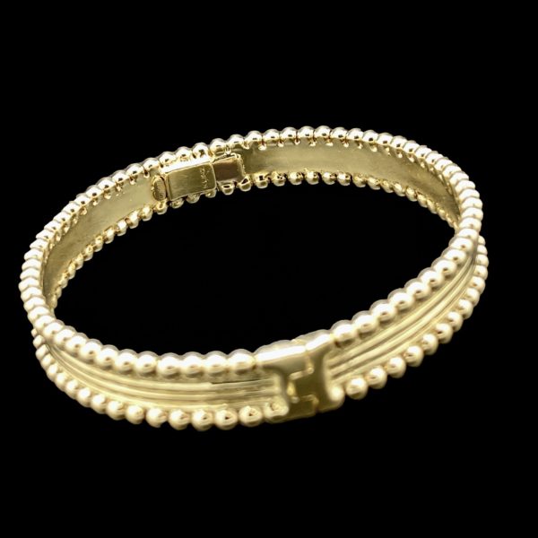 BRACELETS KUNZ COLLECTION BOULES EN OR JAUNE 18K TAILLE 16CM