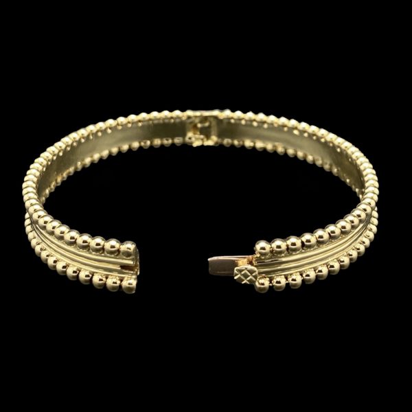 BRACELETS KUNZ COLLECTION BOULES EN OR JAUNE 18K TAILLE 16CM – Image 3