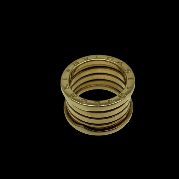 BAGUE BVLGARI B-Zéro 1 OR JAUNE 18K TAILLE 51-5 RANGS – Image 5