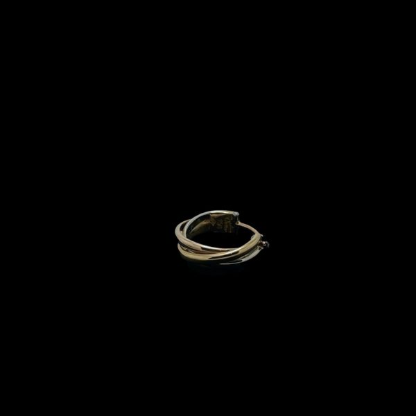 BOUCLES D'OREILLES CARTIER TRINITY 3 ORS CREOLES – Image 3