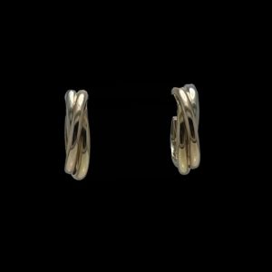 BOUCLES D'OREILLES CARTIER TRINITY 3 ORS CREOLES
