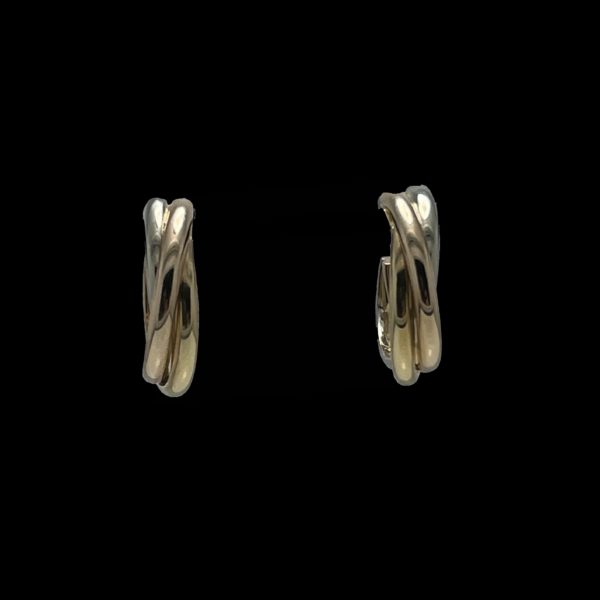 BOUCLES D'OREILLES CARTIER TRINITY 3 ORS CREOLES
