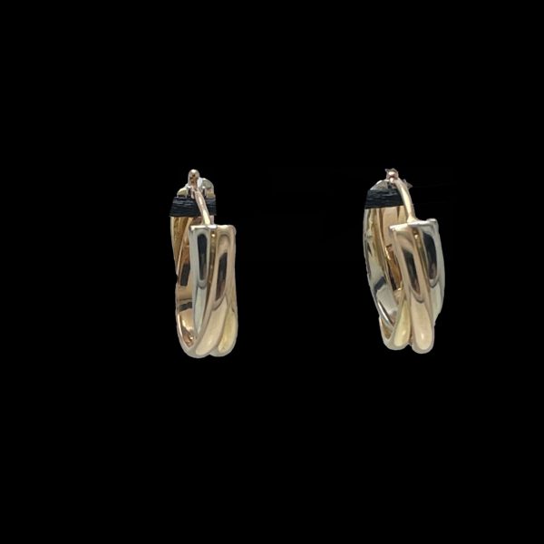BOUCLES D'OREILLES CARTIER TRINITY 3 ORS CREOLES – Image 4