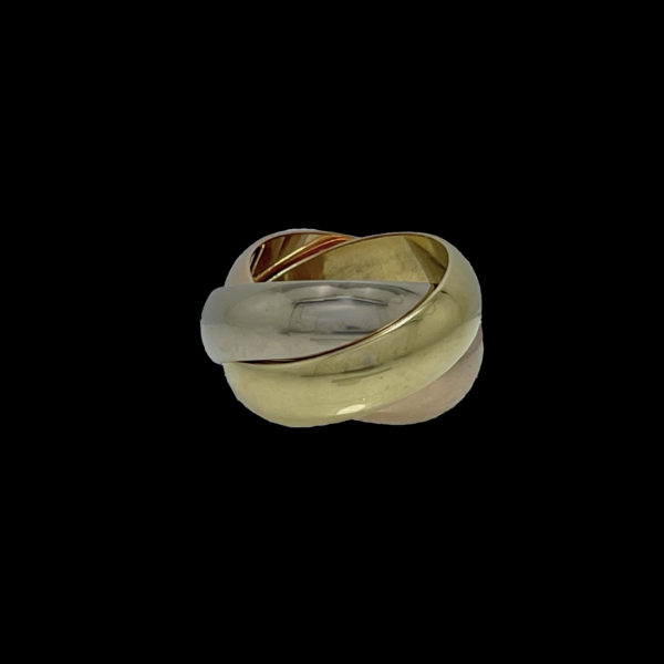 BAGUE BUCHERER CARL TRINITY TROIS OR 18K/750 TAILLE – Image 7