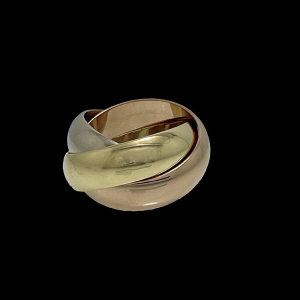 BAGUE BUCHERER CARL TRINITY TROIS OR 18K/750 TAILLE