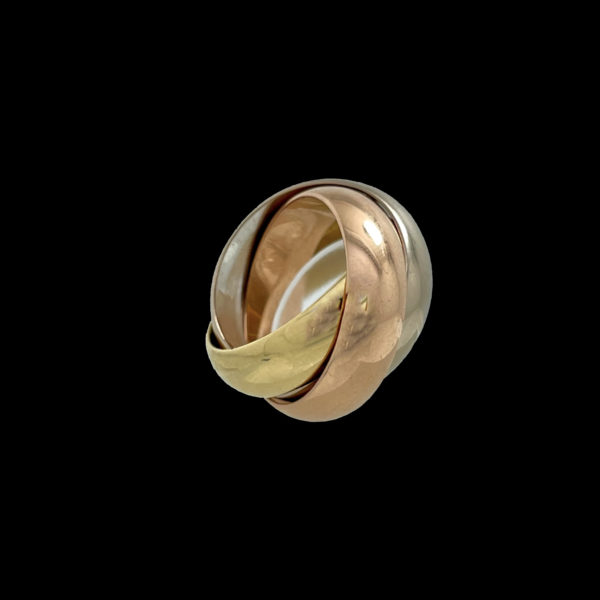 BAGUE BUCHERER CARL TRINITY TROIS OR 18K/750 TAILLE – Image 2