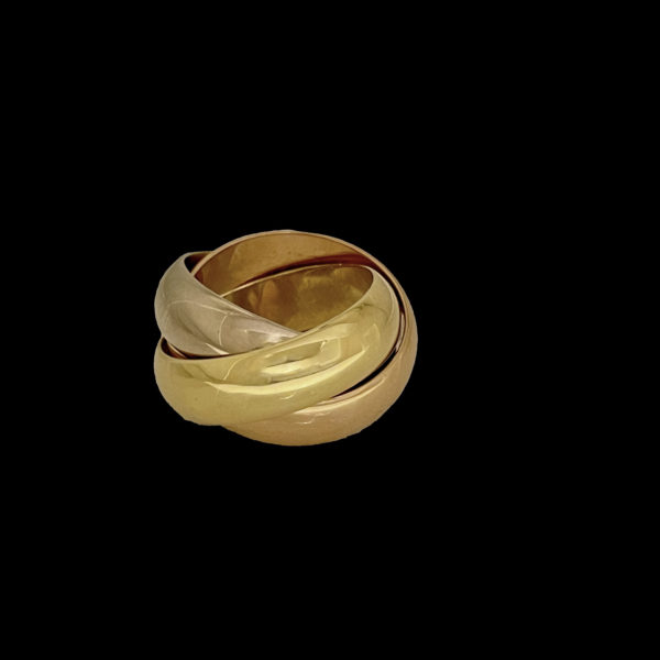 BAGUE BUCHERER CARL TRINITY TROIS OR 18K/750 TAILLE – Image 4