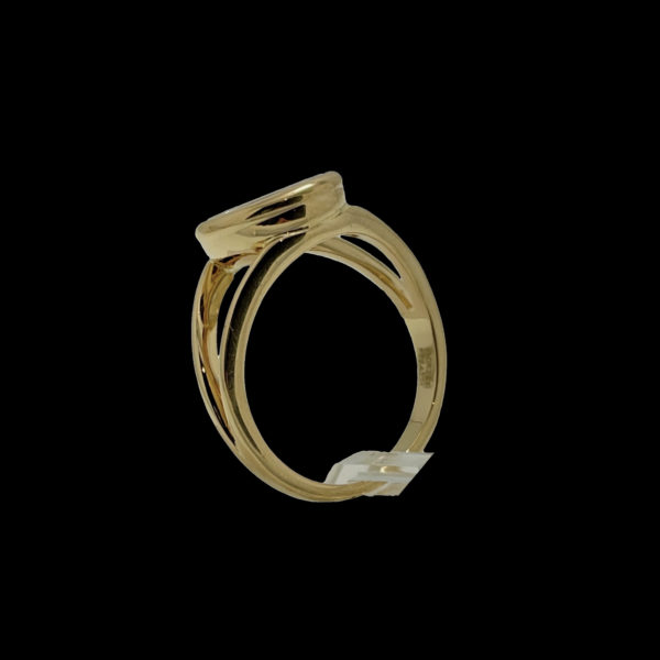 BAGUE CHOPARD  HAPPY DIAMONDS ICONS OR JAUNE 18K 3 DIAMANTS TAILLE 53 – Image 3