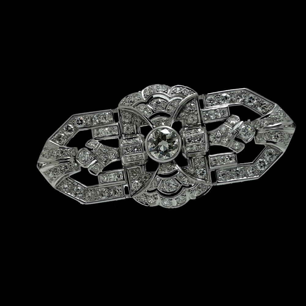 Broche ancienne art déco/bijou ancien/accessoire ancien/old brooch/ old