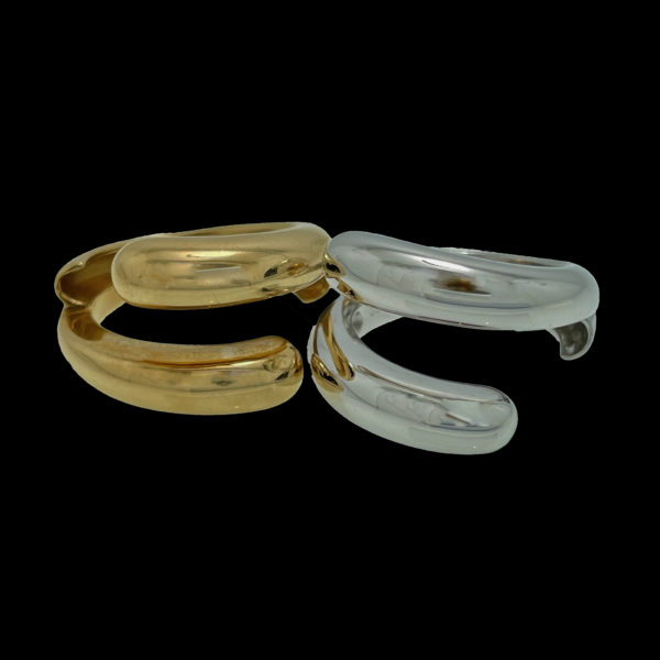 BAGUE ADLER CAMELEON DUO DE BAGUES INTERCHANGEABLES AVEC 6 BAGUES SERTIE DE PIERRES OR GRIS/JAUNE 18K – Image 4