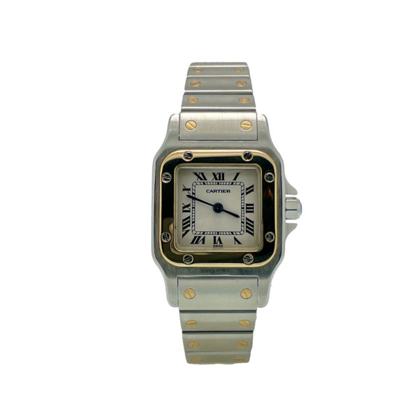 Cartier Santos Galbée Or-Acier 24x35MM REF.1567 – Image 6