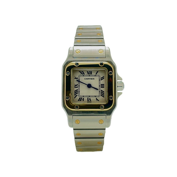 Cartier Santos Galbée Or-Acier 24x35MM REF.1567 – Image 7