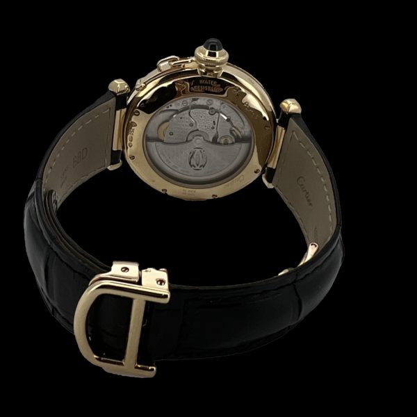 Cartier Pasha Dual Time Reserve de Marche OR Jaune 750 Ref: 2395 – Image 5