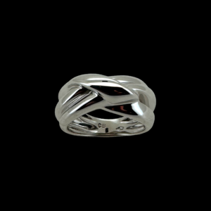 BAGUE CARL BUCHERER TORSADEE EN OR GRIS 750