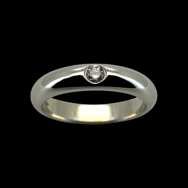 BAGUE CARTIER ALLIANCE 1895 DIAMANT EN PLATINE 950/1000