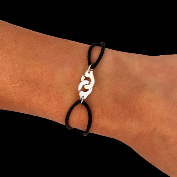 BRACELET DINH VAN MENOTTE R8 OR GRIS 750 – Image 2