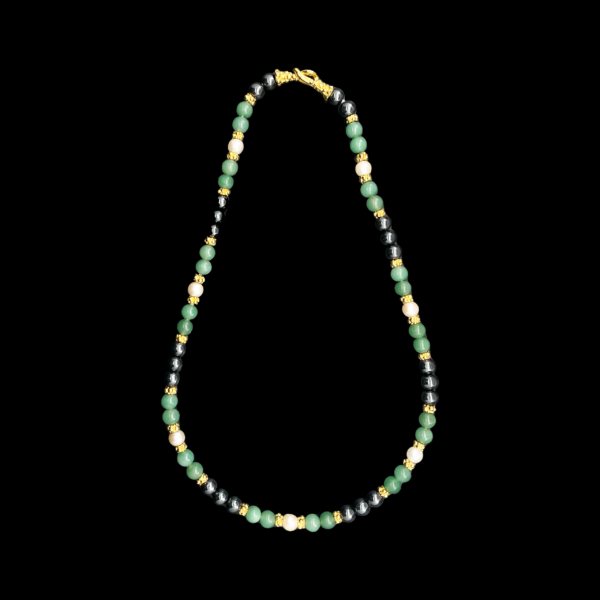 COLLIER-PENDENTIF GILBERT ALBERT TOUR DE COU EN ARGENT PLAQUÉ OR JAUNE