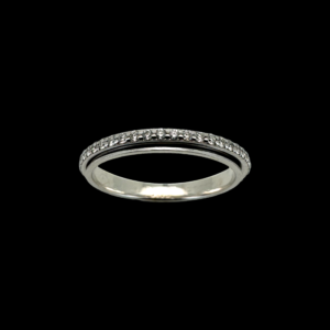 BAGUE PIAGET POSSESSION EN OR GRIS 750 SERTIE DE 47 DIAMANTS