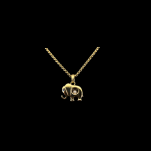 COLLIER-PENDENTIF CHOPARD HAPPY DIAMONDS ELEPHANT OR JAUNE 750