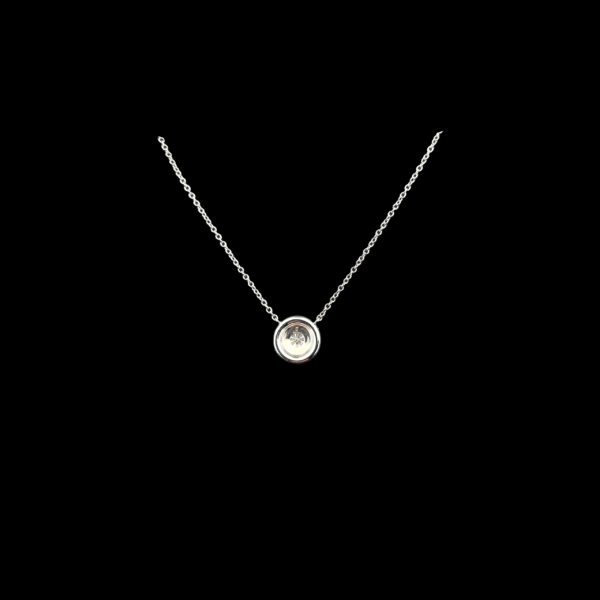 COLLIER-PENDENTIF TIFFANY & CO. SOLESTE PLATINE 950 ET DIAMANTS – Image 2