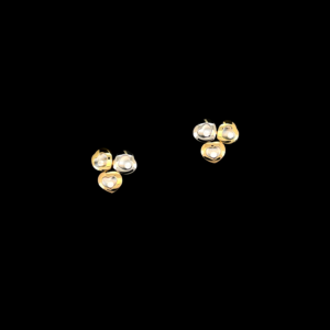 BOUCLES D'OREILLES CHOPARD "HAPPY CURVES EARRINGS" 3 ORs 750 DIAMANTS