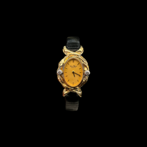 GILBERT ALBERT OVALE OR 18 CARATS ET DIAMANTS
