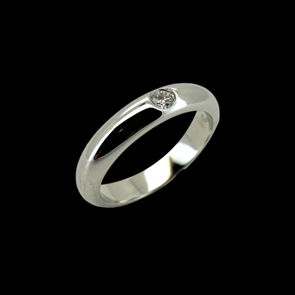 BAGUE CARTIER ALLIANCE 1895 DIAMANT EN PLATINE 950/1000 – Image 2