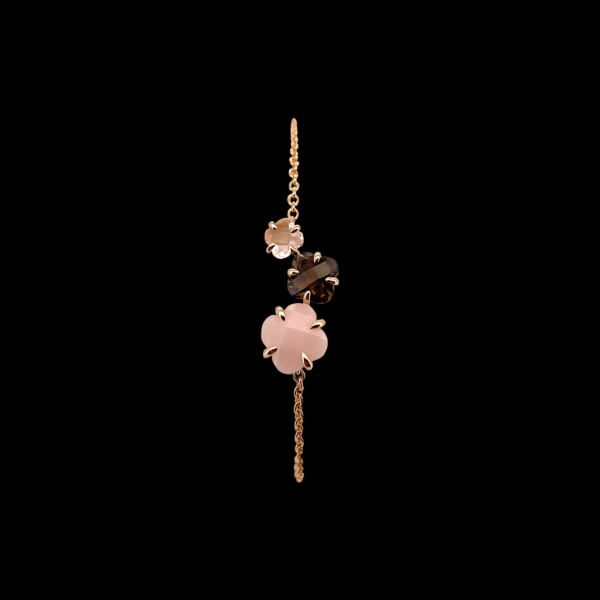 BRACELET MORGANNE BELLO EN OR JAUNE 750 TREFLES MULTI FACETTES – Image 3