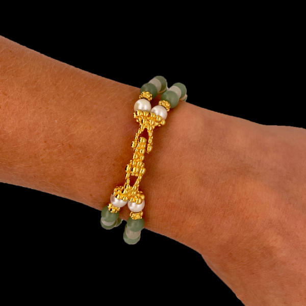 BRACELET GILBERT ALBERT EN ARGENT 925 PLAQUÉ OR – Image 4