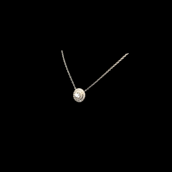 COLLIER-PENDENTIF TIFFANY & CO. SOLESTE PLATINE 950 ET DIAMANTS – Image 3