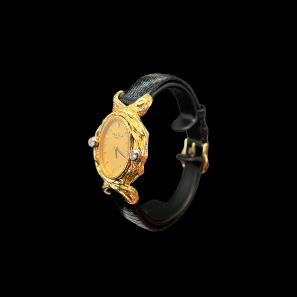 GILBERT ALBERT OVALE OR 18 CARATS ET DIAMANTS – Image 2