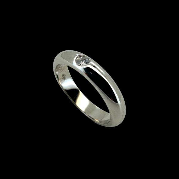 BAGUE CARTIER ALLIANCE 1895 DIAMANT EN PLATINE 950/1000 – Image 3