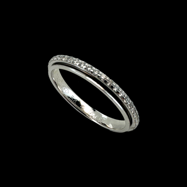 BAGUE PIAGET POSSESSION EN OR GRIS 750 SERTIE DE 47 DIAMANTS – Image 3