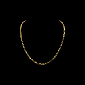 COLLIER-PENDENTIF EN OR JAUNE 750 MAILLE GARIBALDI 