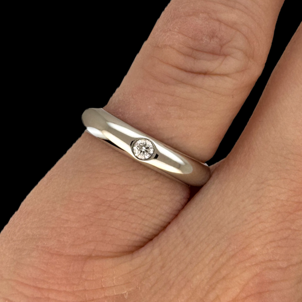 BAGUE CARTIER ALLIANCE 1895 DIAMANT EN PLATINE 950/1000 – Image 4