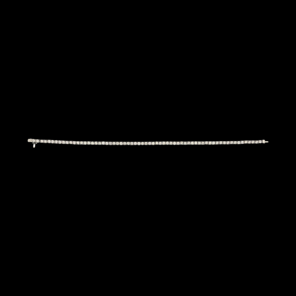 BRACELET TENNIS OR GRIS 750 ET DIAMANTS – Image 2