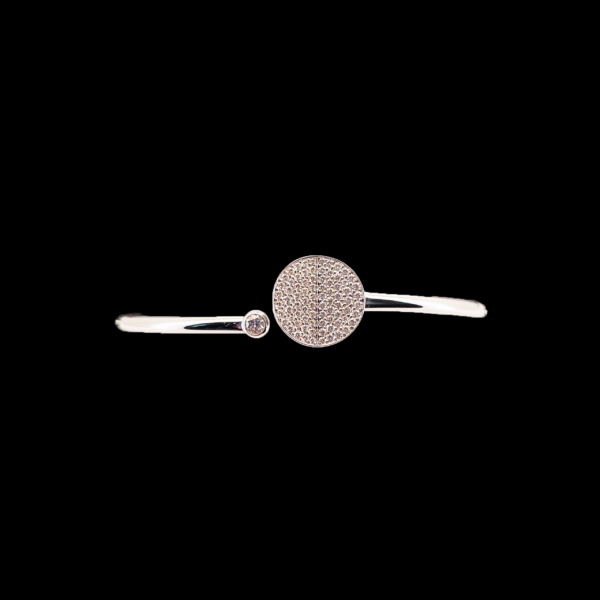 BRACELET "B-DIMENSION" BUCHERER FIN JEWELLERY EN OR GRIS 750 PAVÉ DIAMANTS