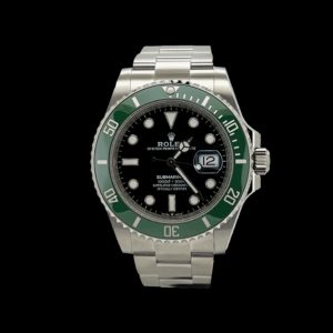 ROLEX SUBMARINER DATE CERAMIQUE STARBUCKS / KERMIT Acier & Céramique Vert Full Set Ref.126610LV PARTLY STICKERS ! NEUVE !
