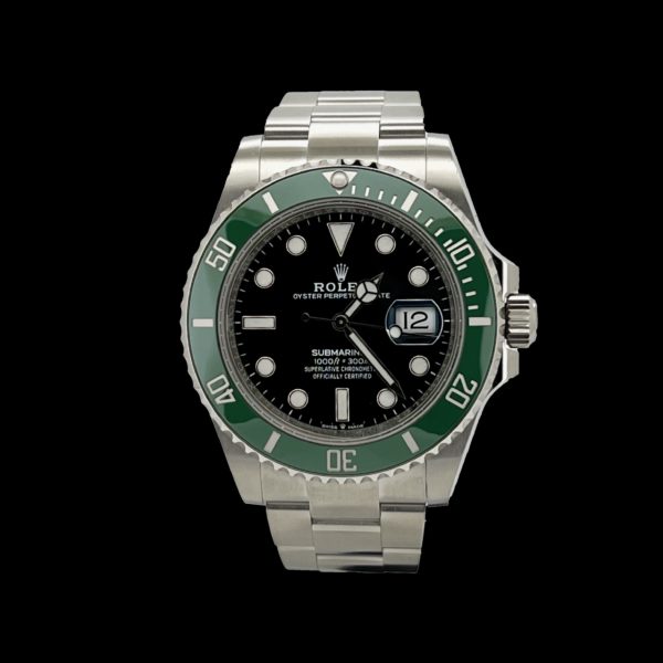 ROLEX SUBMARINER DATE CERAMIQUE STARBUCKS / KERMIT Acier & Céramique Vert Full Set Ref.126610LV PARTLY STICKERS ! NEUVE !