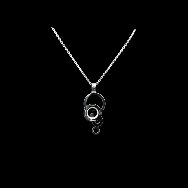 COLLIER-PENDENTIF CHOPARD HAPPY BUBBLE EN OR GRIS 750 – Image 2