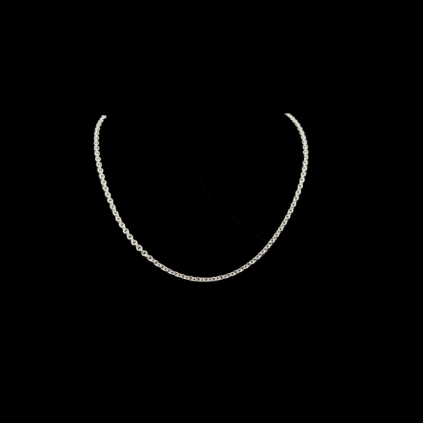 CHAINE EN OR GRIS 750 MAILLE GARIBALDI