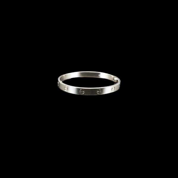 BRACELET CARTIER LOVE EN OR GRIS 750/1000 TAILLE 17