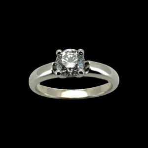 BAGUE SOLITAIRE CARL BUCHERER SOLITAIRE OR GRIS 750