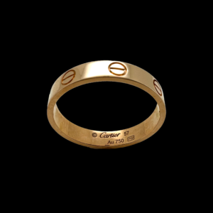 BAGUE CARTIER LOVE EN OR ROSE 750