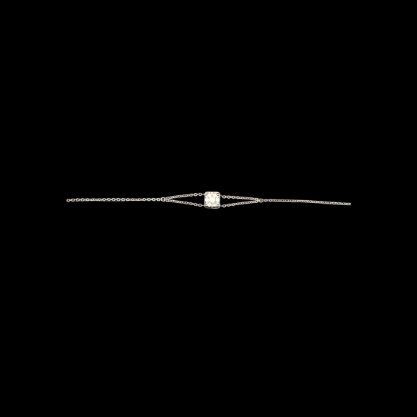 BRACELET EN OR GRIS 750 ET DIAMANTS – Image 2