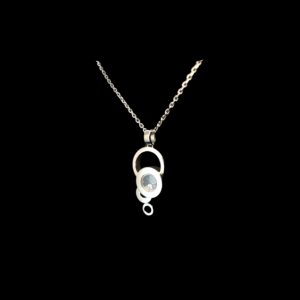 COLLIER-PENDENTIF CHOPARD HAPPY BUBBLE EN OR GRIS 750