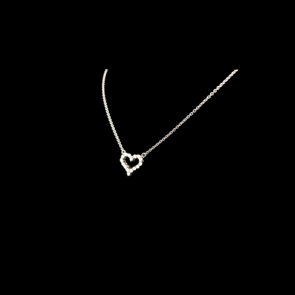 COLLIER-PENDENTIF TIFFANY & CO. HEARTS OR GRIS 750 DIAMANTS – Image 2