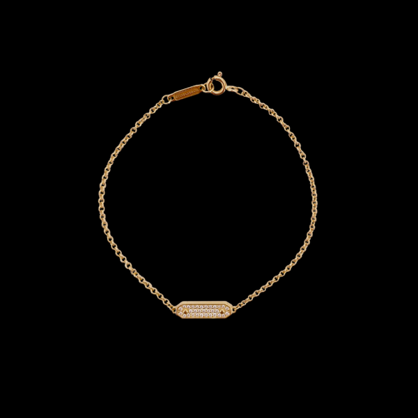 BRACELET TIFFANY & CO. EN OR JAUNE 750 ET DIAMANTS