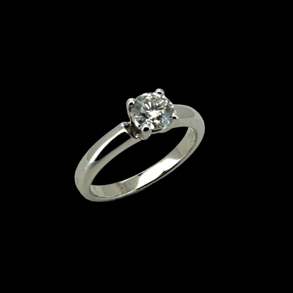 BAGUE SOLITAIRE CARL BUCHERER SOLITAIRE OR GRIS 750 – Image 2